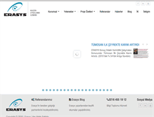 Tablet Screenshot of erasys.com.tr